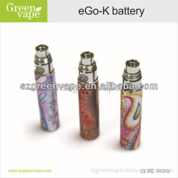 Huge stock fashion model colorful 650mah 900mah 1100mahl ego-k battery